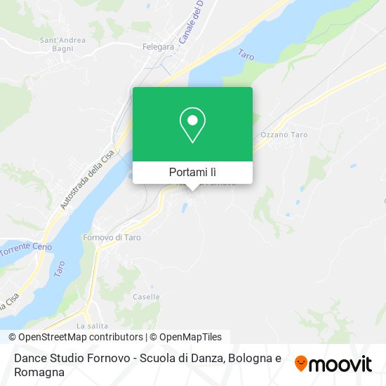 Mappa Dance Studio Fornovo - Scuola di Danza