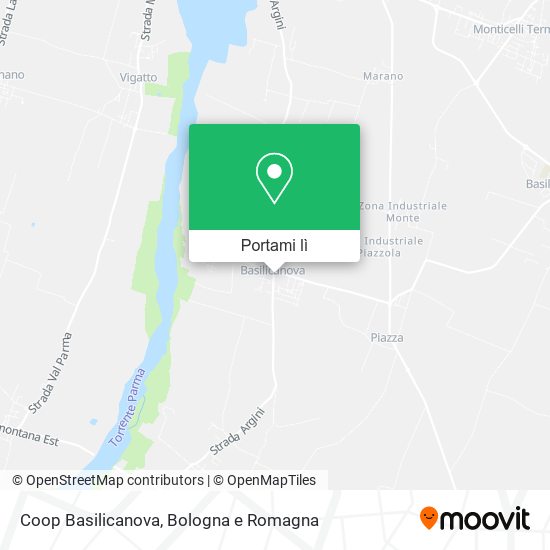 Mappa Coop Basilicanova
