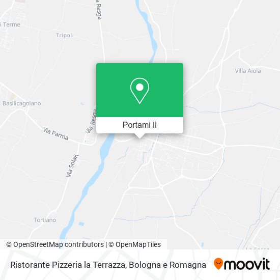 Mappa Ristorante Pizzeria la Terrazza