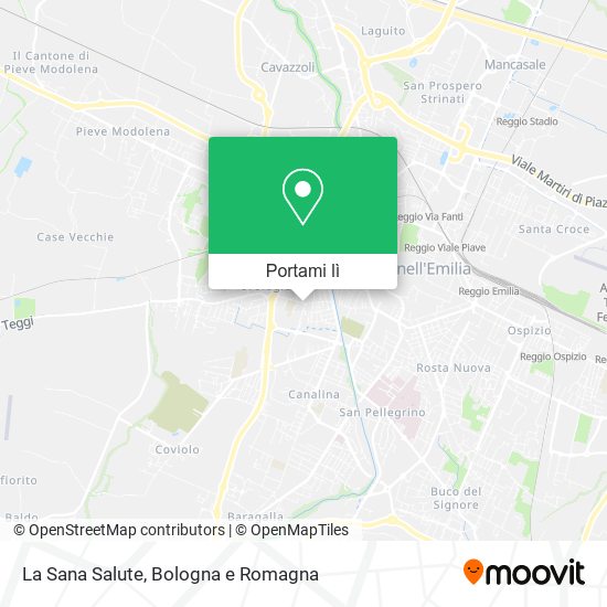 Mappa La Sana Salute
