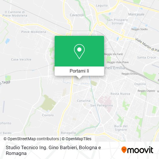 Mappa Studio Tecnico Ing. Gino Barbieri