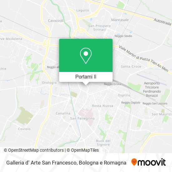 Mappa Galleria d' Arte San Francesco