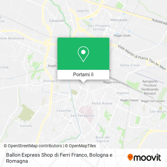 Mappa Ballon Express Shop di Ferri Franco