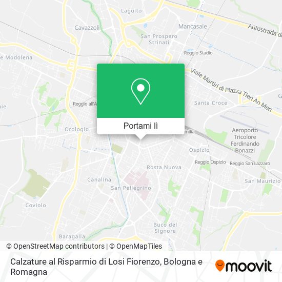 Mappa Calzature al Risparmio di Losi Fiorenzo