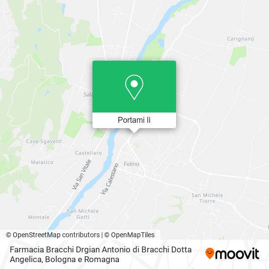 Mappa Farmacia Bracchi Drgian Antonio di Bracchi Dotta Angelica