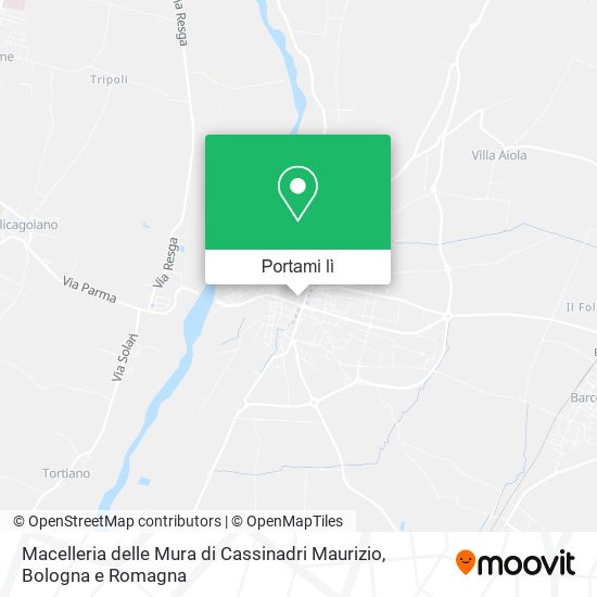 Mappa Macelleria delle Mura di Cassinadri Maurizio