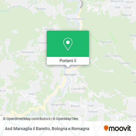 Mappa Asd Marsaglia il Baretto