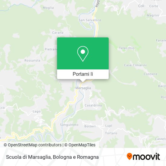Mappa Scuola di Marsaglia