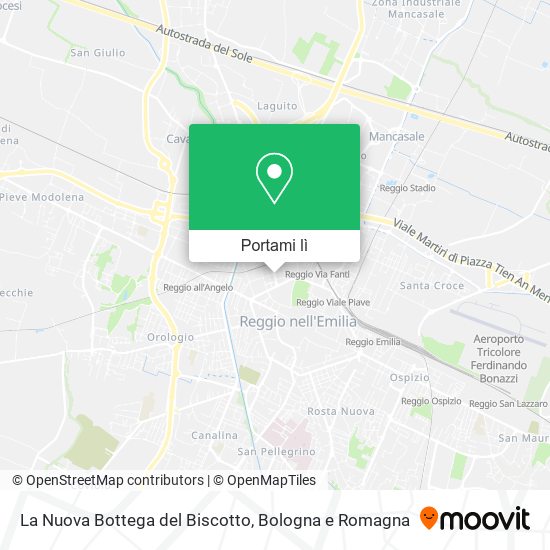 Mappa La Nuova Bottega del Biscotto