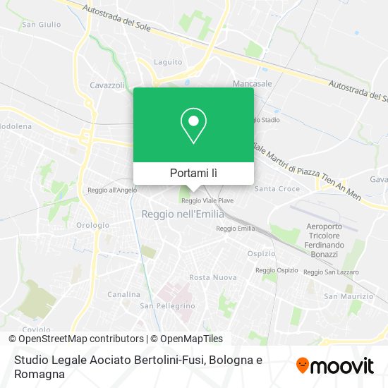 Mappa Studio Legale Aociato Bertolini-Fusi