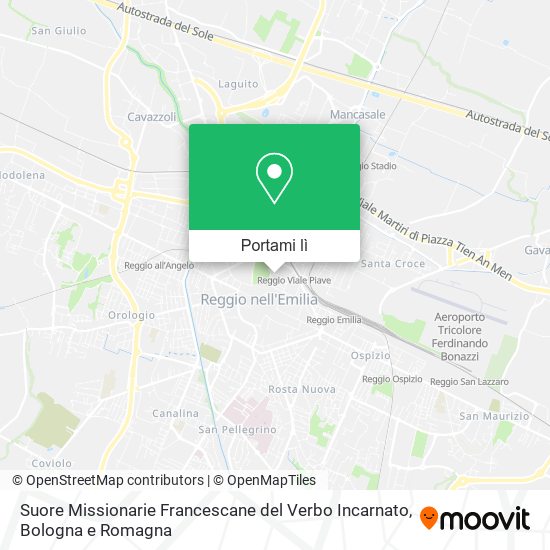Mappa Suore Missionarie Francescane del Verbo Incarnato