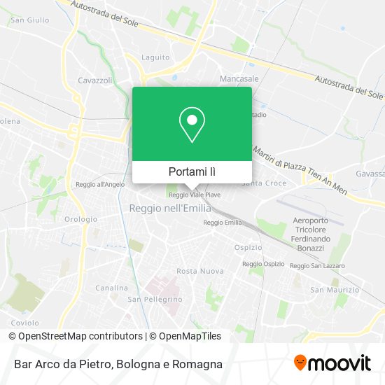 Mappa Bar Arco da Pietro