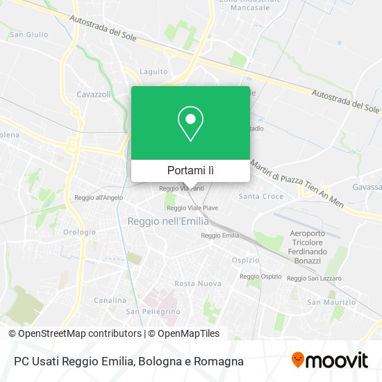 Mappa PC Usati Reggio Emilia