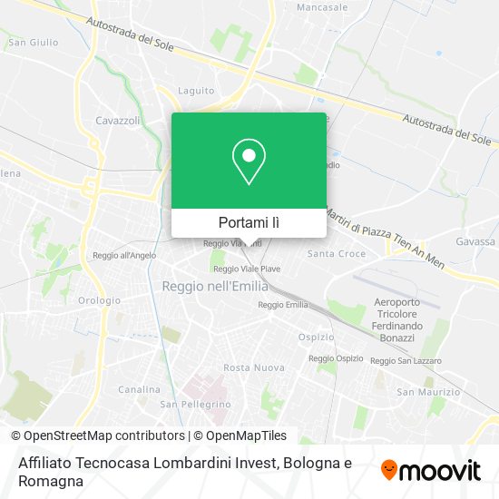 Mappa Affiliato Tecnocasa Lombardini Invest