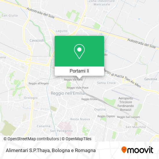 Mappa Alimentari S.P.Thaya