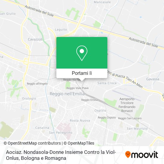 Mappa Aociaz. Nondasola-Donne Insieme Contro la Viol-Onlus