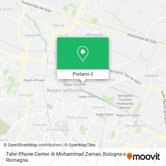 Mappa Tahir-Phone Center di Mohammad Zaman