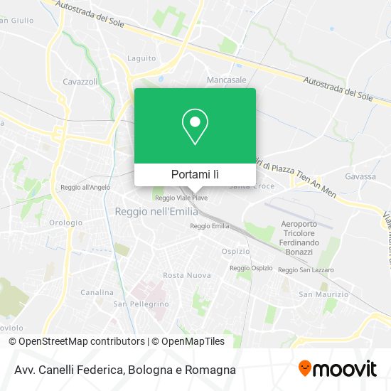 Mappa Avv. Canelli Federica
