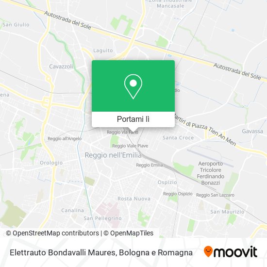 Mappa Elettrauto Bondavalli Maures