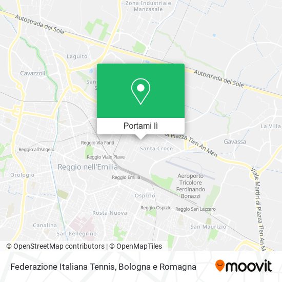 Mappa Federazione Italiana Tennis