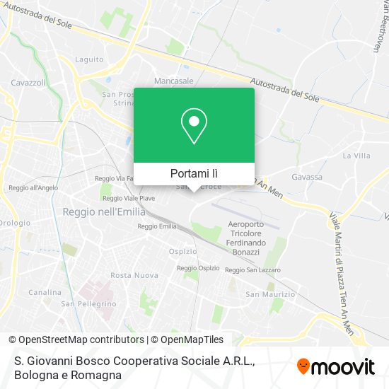 Mappa S. Giovanni Bosco Cooperativa Sociale A.R.L.