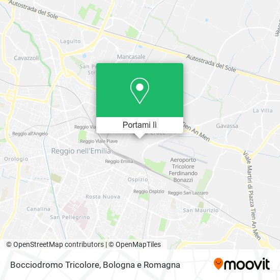 Mappa Bocciodromo Tricolore