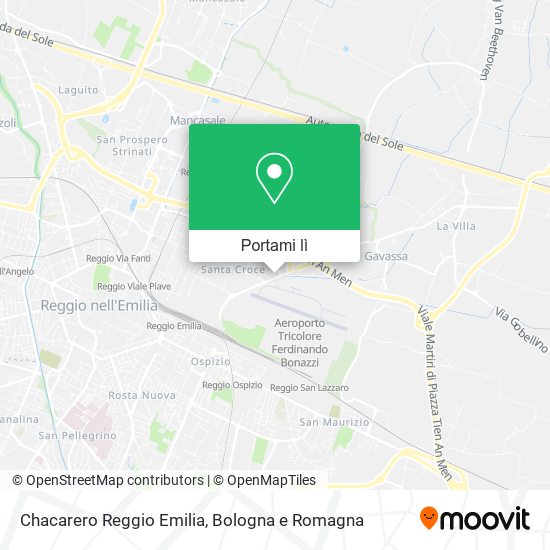 Mappa Chacarero Reggio Emilia