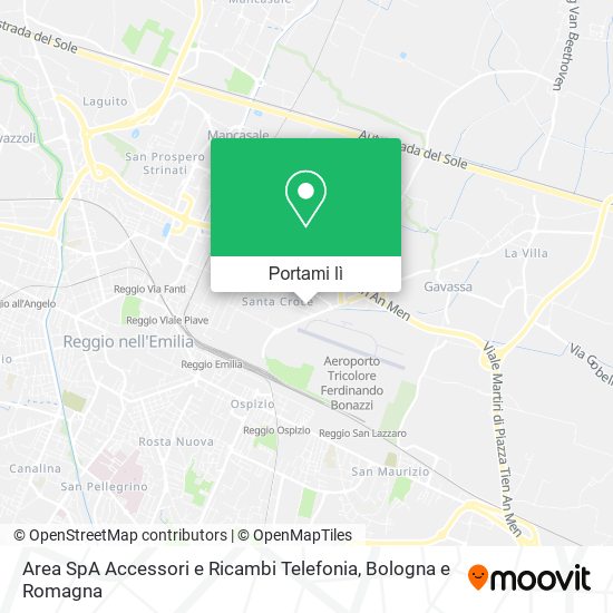 Mappa Area SpA Accessori e Ricambi Telefonia