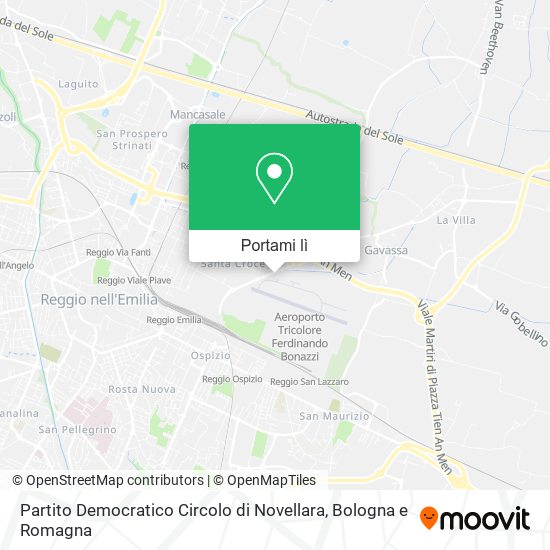 Mappa Partito Democratico Circolo di Novellara