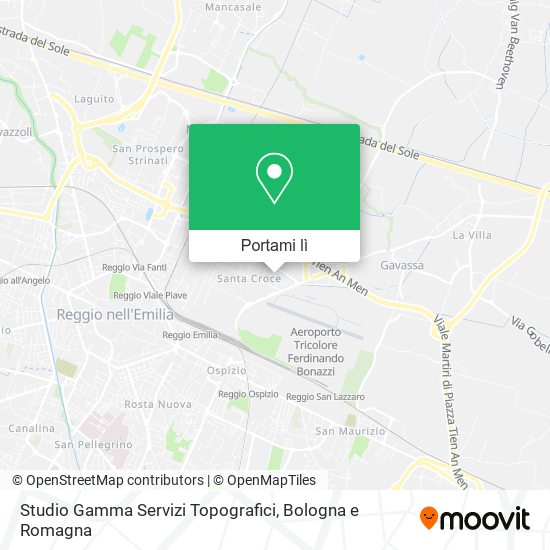 Mappa Studio Gamma Servizi Topografici