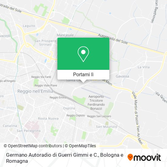 Mappa Germano Autoradio di Guerri Gimmi e C.