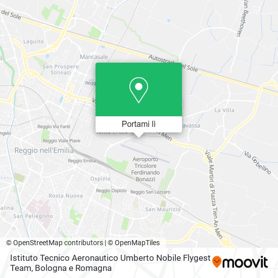 Mappa Istituto Tecnico Aeronautico Umberto Nobile Flygest Team
