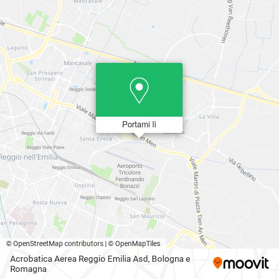 Mappa Acrobatica Aerea Reggio Emilia Asd
