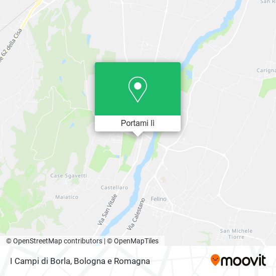 Mappa I Campi di Borla