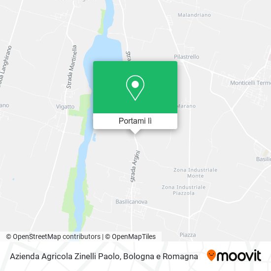 Mappa Azienda Agricola Zinelli Paolo