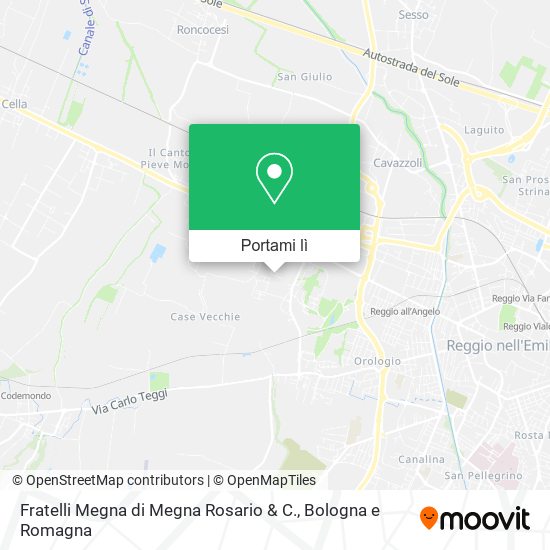 Mappa Fratelli Megna di Megna Rosario & C.