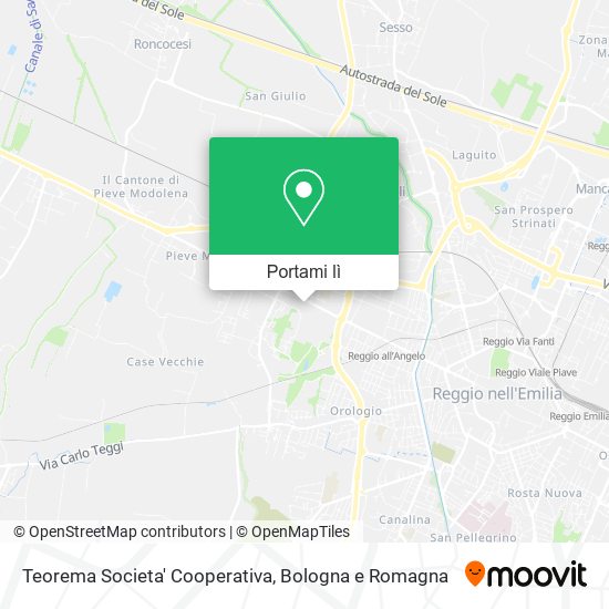 Mappa Teorema Societa' Cooperativa