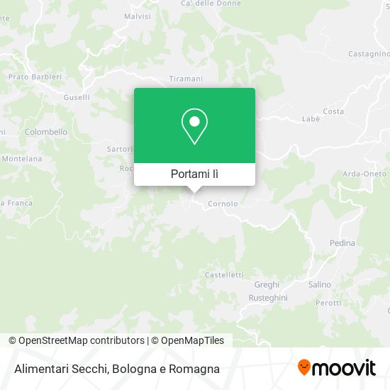 Mappa Alimentari Secchi