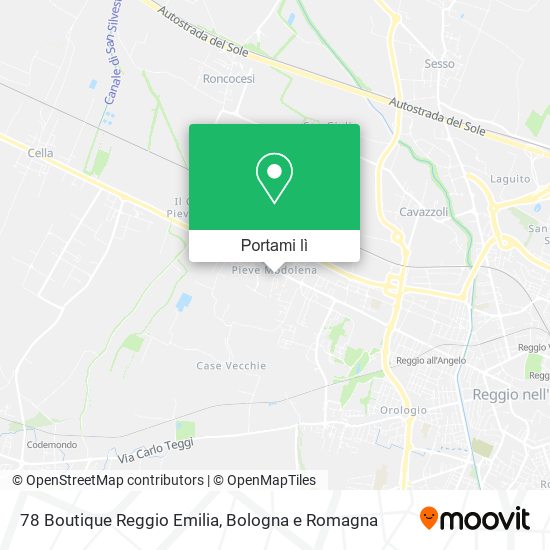 Mappa 78 Boutique Reggio Emilia