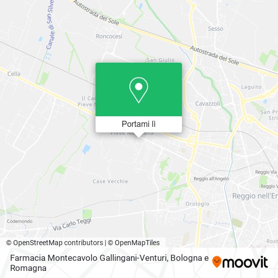 Mappa Farmacia Montecavolo Gallingani-Venturi