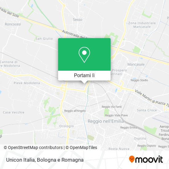 Mappa Unicon Italia