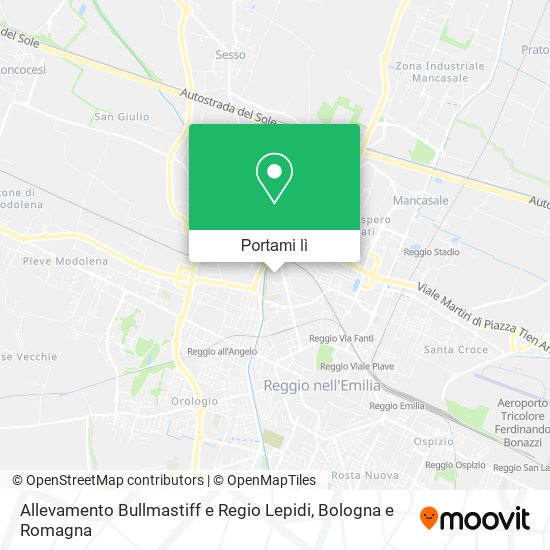 Mappa Allevamento Bullmastiff e Regio Lepidi