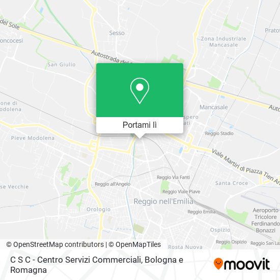 Mappa C S C - Centro Servizi Commerciali