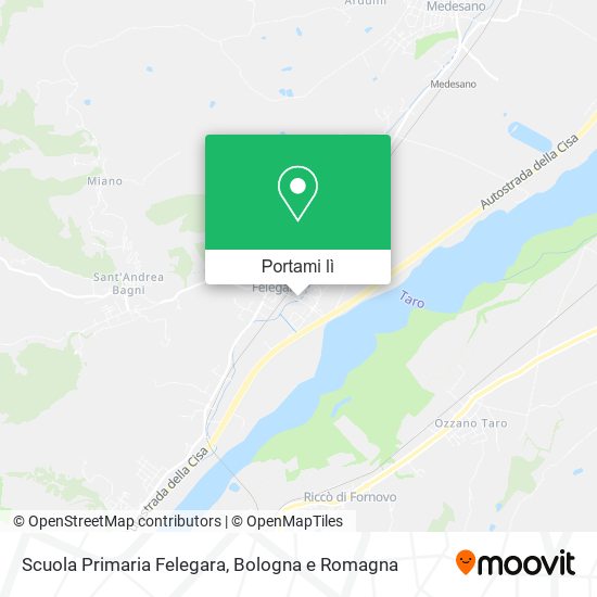 Mappa Scuola Primaria Felegara