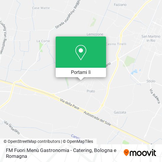 Mappa FM Fuori Menù Gastronomia - Catering
