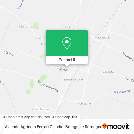 Mappa Azienda Agricola Ferrari Claudio