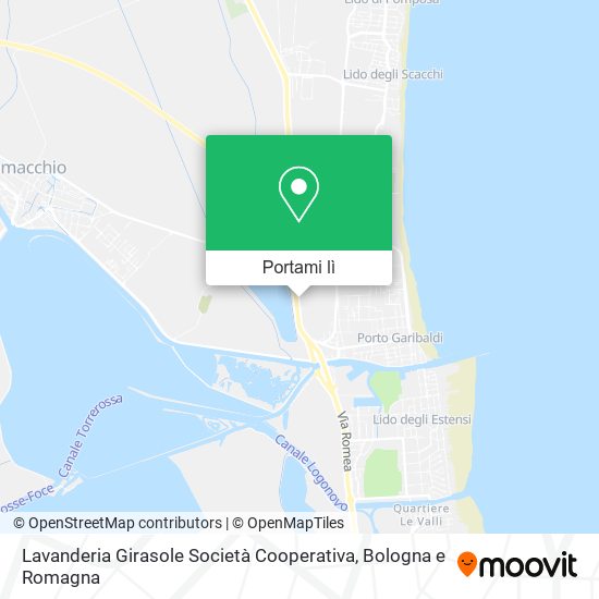 Mappa Lavanderia Girasole Società Cooperativa