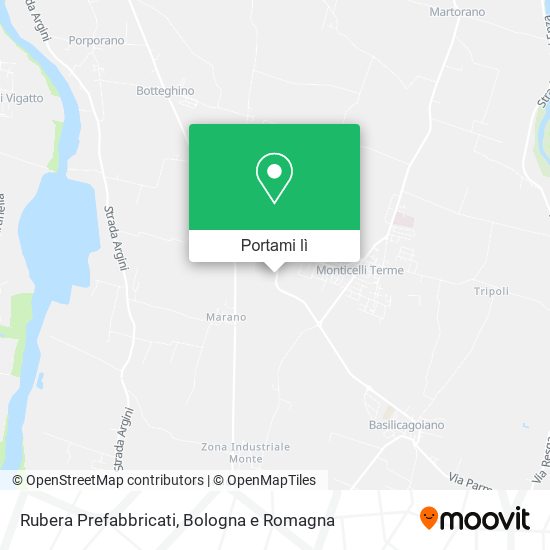 Mappa Rubera Prefabbricati