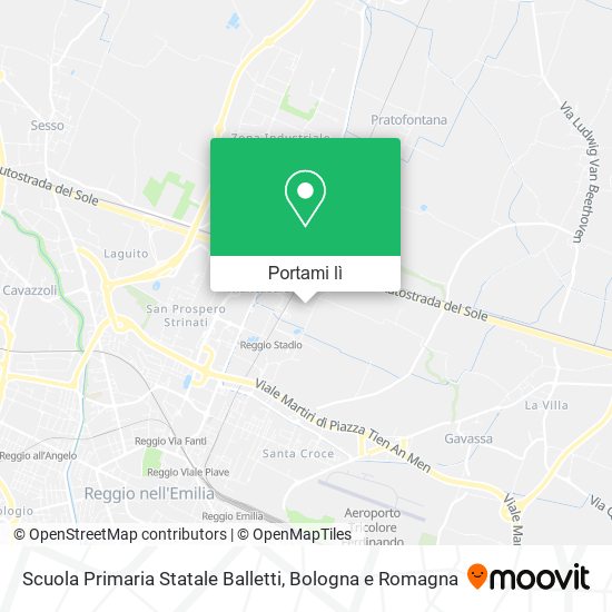 Mappa Scuola Primaria Statale Balletti