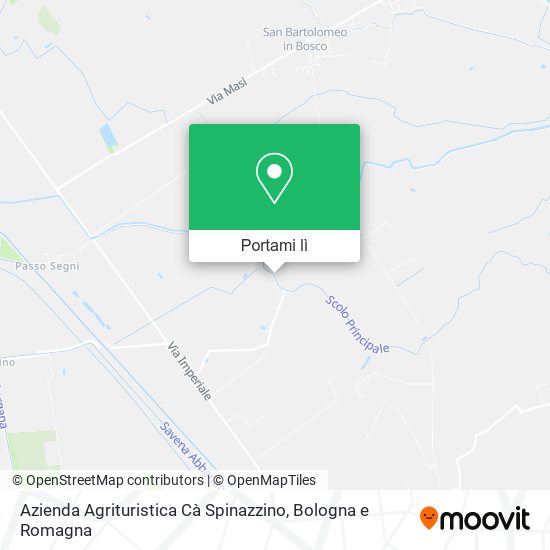 Mappa Azienda Agrituristica Cà Spinazzino